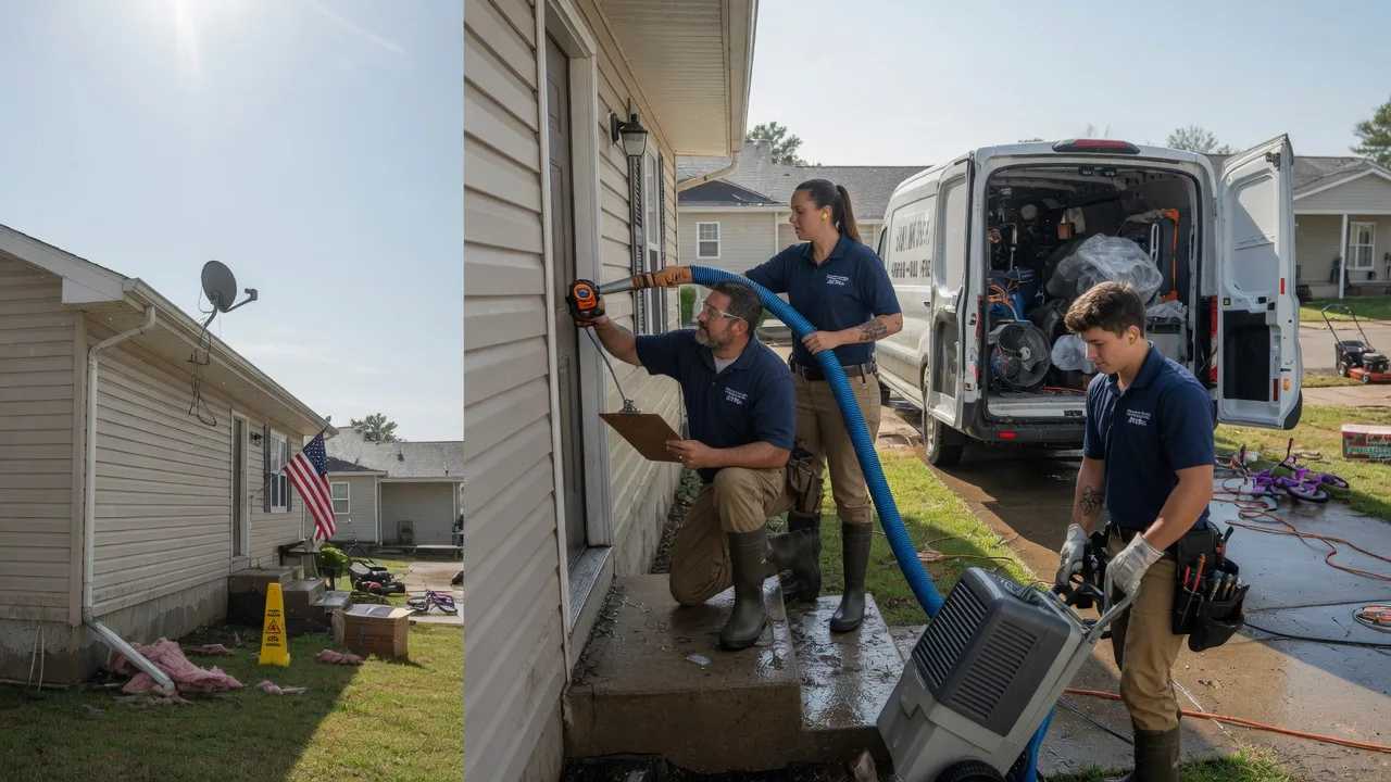 Ceiling Water Damage Restoration in Westphalia, KS near me